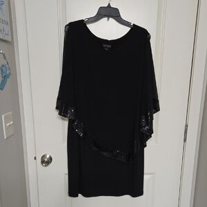 Black Dress with Sequin Detail